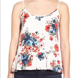 Cupcakes and Cashmere Blushing Floral Tank